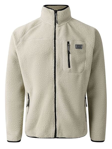 Dare 2b Kurtka polarowa "Camber" w kolorze beżowym rozmiar: M. Brązowe kurtki męskie Dare 2b, m, bez wzorów, z polaru, bez kaptura. Za 156.98 zł.