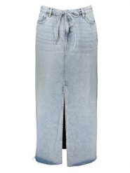 Vero Moda Spódnica dżinsowa w kolorze błękitnym rozmiar: L. Niebieskie spódniczki damskie Vero Moda, l, bez wzorów, z tkaniny, klasyczne, z podwyższonym stanem, maxi. Za 83.62 zł.