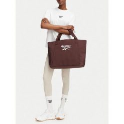Torebka Reebok. Brązowe torebki klasyczne damskie Reebok, bez wzorów, bez dodatków. Za 99.99 zł.