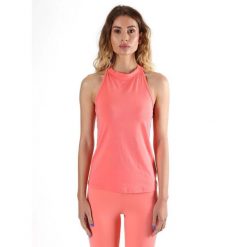 Kamizelka z bawełna na co dzień na siłownię. Brązowe kamizelki damskie LEONE 1947 APPAREL, z bawełny. W wyprzedaży za 82.10 zł.