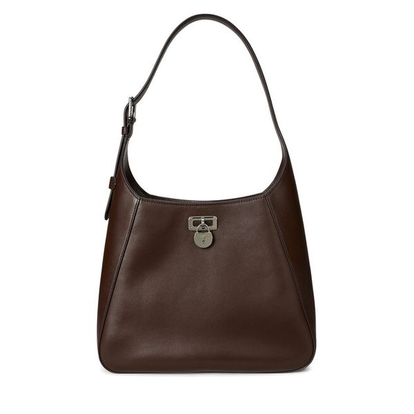 Torebka LAUREN RALPH LAUREN. Brązowe torebki klasyczne damskie Lauren Ralph Lauren, bez wzorów, bez dodatków. Za 1,019.00 zł.