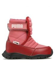 Puma Śniegowce Nieve WTR AC Inf 380746 04 Brązowy. Brązowe kozaki dziewczęce Puma, bez wzorów, z materiału, bez obcasa. Za 239.00 zł.