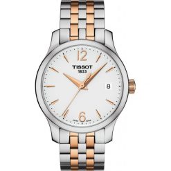 RABAT ZEGAREK TISSOT T-Classic T063.210.22.037.01. Szare zegarki męskie TISSOT, ze stali. W wyprzedaży za 1,090.00 zł.