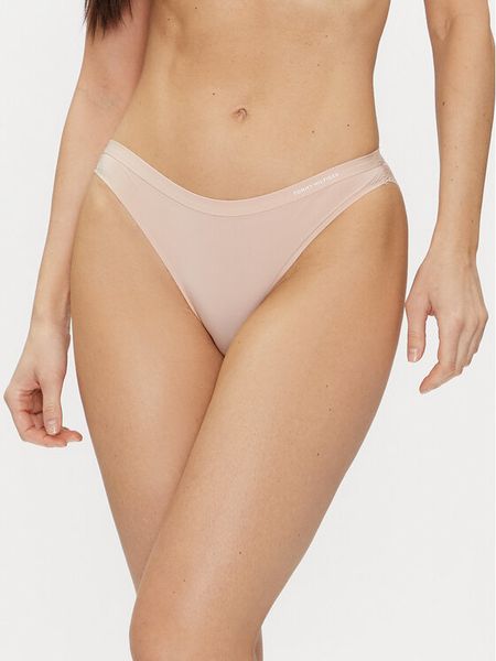 Tommy Hilfiger Figi klasyczne UW0UW02465 Beżowy. Brązowe figi damskie Tommy Hilfiger, xl, bez wzorów, z syntetyku. Za 69.99 zł.