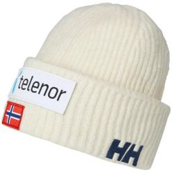 Czapka Helly Hansen Soft Rib. Białe czapki męskie Helly Hansen, bez wzorów, z elastanu. Za 225.50 zł.