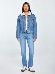 BIG STAR Kurtka dżinsowa w kolorze niebieskim rozmiar: L. Niebieskie kurtki damskie Big Star, l, bez wzorów, bez kaptura. Za 277.99 zł.