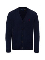 Polo Ralph Lauren sweter z wełny z domieszką kaszmiru Mężczyźni Wełna niebieski, XL. Niebieskie swetry męskie Polo Ralph Lauren, m, bez wzorów, z kaszmiru, bez kołnierzyka. Za 1,299.95 zł.