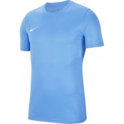 Koszulka Z Krótkim Rękawem Unisex Dla Dorosłych Dry Park VII. Niebieskie bluzki damskie Nike, bez wzorów, sportowe, bez kołnierzyka, bez ramiączek. Za 117.99 zł.