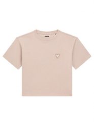 Guess T-Shirt J6YI42 K5197 Różowy jasny Regular Fit. Czerwone koszulki dziewczęce Guess, z aplikacjami, z bawełny, bez ramiączek. Za 114.99 zł.