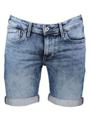 Pepe Jeans Szorty dżinsowe w kolorze niebieskim rozmiar: W38. Niebieskie szorty męskie Pepe Jeans, z jeansu, bez kołnierzyka. Za 100.99 zł.
