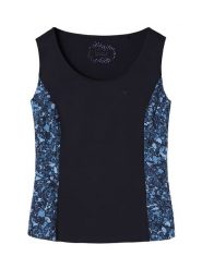 TATUUM Top w kolorze granatowym rozmiar: XL. Niebieskie topy damskie Tatuum, xl, bez wzorów, bez kołnierzyka. Za 61.02 zł.