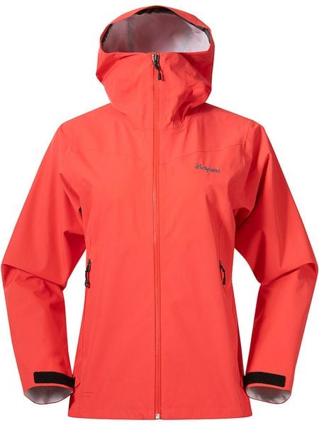 Bergans Kurtka przeciwdeszczowa w kolorze pomarańczowym rozmiar: S. Pomarańczowe kurtki damskie Bergans, s, bez kaptura. Za 417.70 zł.