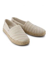 TOMS Espadryle w kolorze kremowym rozmiar: 42,5. Brązowe espadryle damskie Toms, bez wzorów, bez obcasa. Za 176.50 zł.