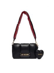 LOVE MOSCHINO Torebka JC4318PP0NKM100A Czarny. Czarne torebki klasyczne damskie Love Moschino, bez wzorów, ze skóry, bez dodatków. Za 759.99 zł.
