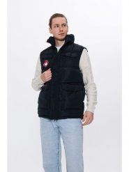 CANADA weather gear Kamizelka pikowana w kolorze czarnym rozmiar: XXL. Czarne kamizelki męskie CANADA weather gear, xxl. Za 213.69 zł.