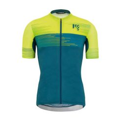 Koszulka na rower Karpos Green Fire Jersey. Zielone t-shirty sportowe męskie KARPOS, l, z dżerseju, bez ramiączek, rowerowe. Za 381.05 zł.