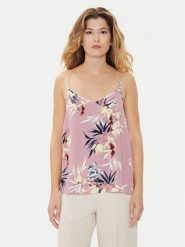 ONLY Top Nova 15222159 Fioletowy Regular Fit. Fioletowe topy damskie Only, bez wzorów, z wiskozy, bez kołnierzyka. Za 39.99 zł.
