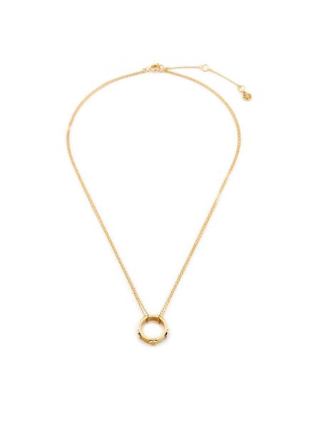 Tory Burch Naszyjnik Miller Stud Circle Pendant 160172 Złoty. Żółte naszyjniki damskie Tory Burch, metalowe. Za 439.99 zł.