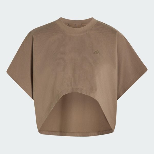 Koszulka z grafiką PrimeLift Workout. Zielone bluzki sportowe damskie Adidas, m, bez wzorów, z bawełny, bez ramiączek. Za 179.00 zł.