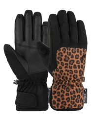 Reusch Rękawiczki narciarskie "Keira R-TEX® XT" w kolorze czarno-jasnobrązowym rozmiar: 6,5. Brązowe rękawiczki damskie REUSCH, bez wzorów. Za 187.52 zł.