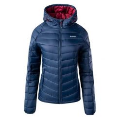 Kurtka Ocieplana Damska Carson. Niebieskie kurtki damskie Hi-tec, m, bez wzorów, z puchu, bez kaptura. Za 255.99 zł.