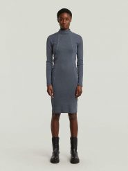 G-Star Sukienka w kolorze antracytowym rozmiar: XXL. Czarne sukienki damskie G-Star, xxl, bez wzorów, retro, bez kołnierzyka, bez ramiączek, midi. Za 180.06 zł.