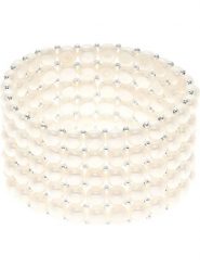 Pearl Addict Bransoletka z perłami w kolorze białym rozmiar: onesize. Białe bransoletki damskie Pearl Addict. Za 587.99 zł.