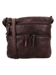 HIDE & STITCHES Skórzana torebka w kolorze brązowym - 20 x 22 x 3 cm rozmiar: onesize. Brązowe torebki klasyczne damskie HIDE & STITCHES, bez wzorów, z materiału, bez dodatków. Za 208.99 zł.