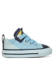 Converse Trampki Converse x Bluey Chuck Taylor All Star Madison A16466C Niebieski. Niebieskie trampki i tenisówki chłopięce Converse, bez wzorów, z materiału, retro, bez zapięcia. Za 179.99 zł.