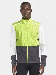Craft Kurtka kolarska "Adv Bike Hydro Lumen" w kolorze antracytowo-zielonym rozmiar: XL. Czarne kurtki outdoor męskie Craft, m, bez wzorów, bez kaptura. Za 237.16 zł.