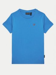 Napapijri T-Shirt Salis SS 2 NP0A4GEHB2W1 D Niebieski Regular Fit. Niebieskie t-shirty chłopięce Napapijri, bez wzorów, z bawełny, bez ramiączek. Za 79.99 zł.
