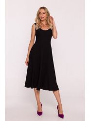 Stylove Sukienka w kolorze czarnym rozmiar: M. Czarne sukienki damskie Stylove, m, bez wzorów, bez kołnierzyka, bez ramiączek, midi. Za 244.99 zł.