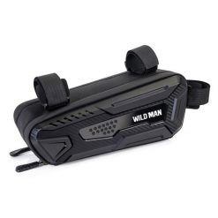 Torba rowerowa na ramę 1L PU+EVA+TPU na telefon i narzędzia. Czarne torebki klasyczne damskie WILDMAN, bez wzorów, z materiału, duże, bez dodatków. Za 119.96 zł.