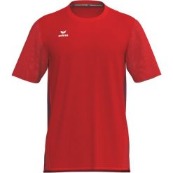 T-shirt Erima T&F Wings Function czerwony. Czerwone t-shirty męskie 575 FACTORY, s, bez wzorów, z materiału, bez kołnierzyka. Za 260.99 zł.
