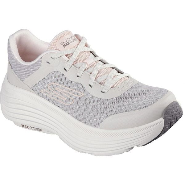 Buty sportowe damskie Skechers Max Cushioning Endea. Szare buty sportowe na co dzień damskie Skechers, bez wzorów, z materiału. Za 490.00 zł.