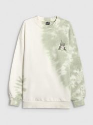 4F Bluza dresowa loose bez kaptura damska - zielona L. Zielone bluzy bez kaptura damskie 4f, l, z bawełny. Za 199.99 zł.