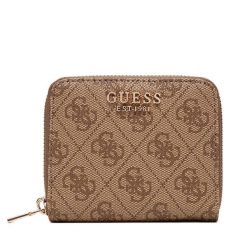 Portfel Guess. Brązowe portfele damskie Guess, z aplikacjami. Za 179.99 zł.