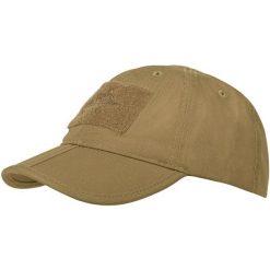 Czapka z daszkiem Helikon-Tex Baseball Folding - coyote. Brązowe czapki męskie HELIKON-TEX, bez wzorów, sportowe. Za 72.99 zł.