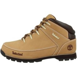Buty do chodzenia męskie Timberland Euro Sprint Hiker. Brązowe buty trekkingowe męskie Timberland, na zimę, z materiału, za kostkę, bez zapięcia, do biegania. Za 738.00 zł.