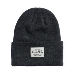 Czapka zimowa COAL UNIFORM charcoal. Szare czapki męskie COAL, na zimę, bez wzorów, sportowe. Za 39.00 zł.
