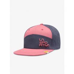 Czapka z daszkiem La Sportiva Traverse Trucker. Czerwone czapki męskie La Sportiva, bez wzorów, sportowe. Za 151.99 zł.