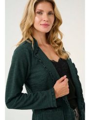 Cream Kardigan "Mellie" w kolorze ciemnozielonym rozmiar: XXL. Zielone kardigany damskie Cream, xxl, bez wzorów. Za 109.78 zł.