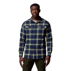 Koszula Columbia Flare Gun™ Stretch Flannel Dorośli. Niebieskie koszule męskie Columbia, l, bez wzorów, z bawełny, bez kołnierzyka, bez ramiączek. Za 360.99 zł.
