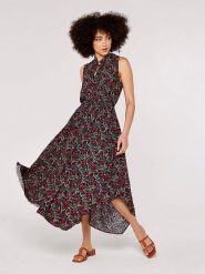 Apricot Sukienka w kolorze czarnym rozmiar: M. Czarne sukienki damskie Apricot, na co dzień, m, bez wzorów, z wiskozy, bez kołnierzyka, bez ramiączek, maxi, proste. Za 114.17 zł.