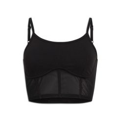 Biustonosz dla kobiet Superdry Sport Tech. Czarne biustonosze sportowe damskie Superdry., bez wzorów. W wyprzedaży za 166.25 zł.