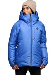Black Diamond Parka "Solution 4.0" w kolorze niebieskim rozmiar: XL. Niebieskie parki damskie Black Diamond, xl, bez wzorów, z puchu. Za 658.88 zł.