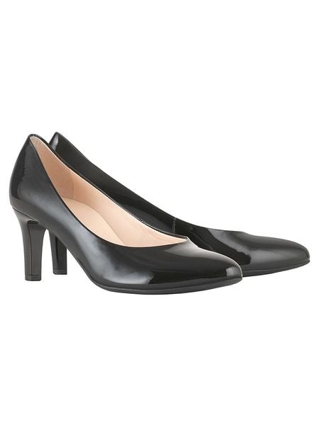 Högl Skórzane czółenka w kolorze czarnym rozmiar: 38,5. Czarne czółenka damskie HÖGL, bez wzorów, bez obcasa. Za 243.64 zł.