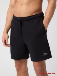 Bjorn_borg CENTRE SWEATSHORTS czarny. Czarne szorty męskie Björn Borg, bez wzorów, z dresówki. Za 309.00 zł.