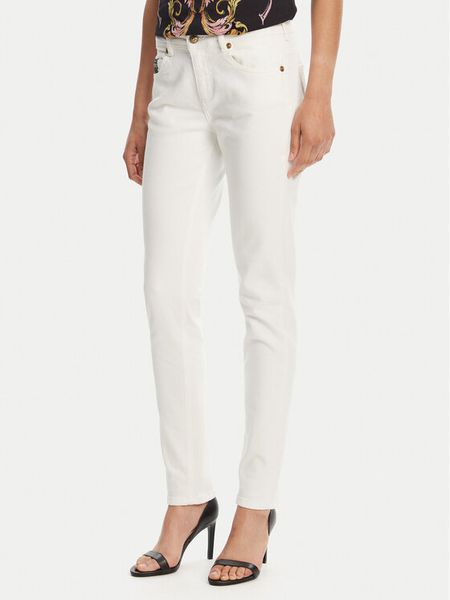 Versace Jeans Couture Jeansy 78HAB5K1 Biały Skinny Fit. Białe jeansy damskie Versace Jeans Couture. Za 419.99 zł.