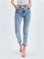 Orsay Dżinsy - Skinny fit - w kolorze błękitnym rozmiar: 34. Niebieskie jeansy damskie ORSAY, z podwyższonym stanem. Za 78.99 zł.